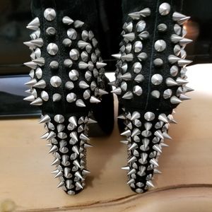 Jeffrey Campbell Spike Suede Platform Boot Size 7